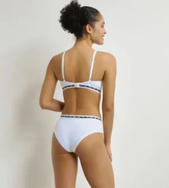 Soutien-gorge triangle paddé Blanc Dim Icons