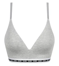 Soutien-gorge triangle paddé Gris Chiné Dim Icons