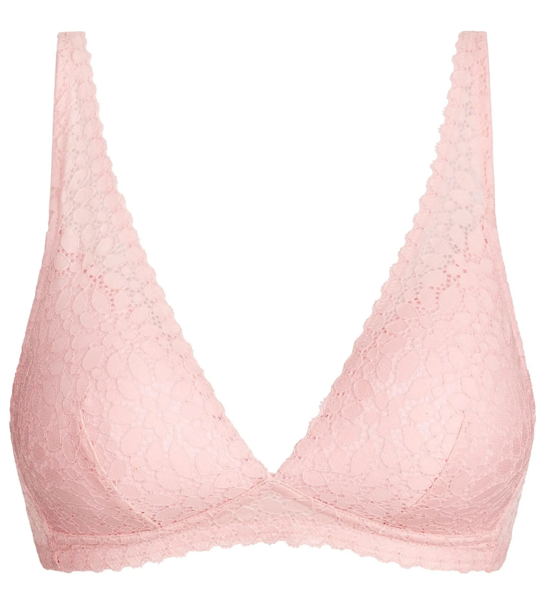 Soutien-gorge triangle paddé sans armatures rose pétale Daily Dentelle
