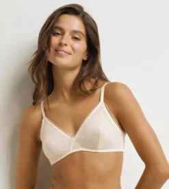 Soutien-gorge triangle sans armature Beige Dim x Ines De La Fressange