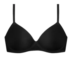 Soutien-gorge triangle sans armature en microfibre Noir Dim Invisible