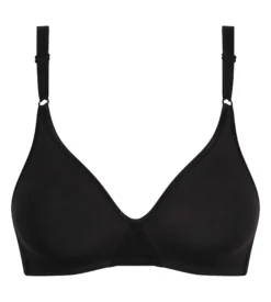Soutien-gorge triangle sans armature en coton Noir Dim Daily
