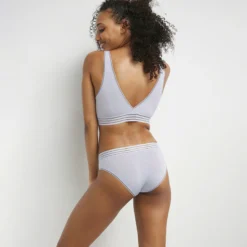 Soutien-gorge triangle sans armatures en microfibre Bleu Oh My Dim’s