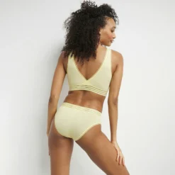 Soutien-gorge triangle sans armatures en microfibre Jaune Oh My Dim’s