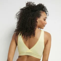 Soutien-gorge triangle sans armatures en microfibre Jaune Oh My Dim’s