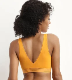 Soutien-gorge triangle sans armature en microfibre Jaune Oh My Dim’s