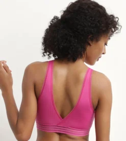 Soutien-gorge triangle sans armature en microfibre Fuchsia Oh My Dims