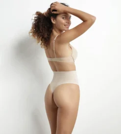 String effet sculptant femme taille haute sans couture Nude Dim Silhouette Invisible