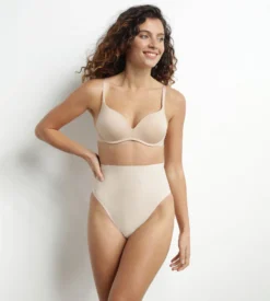 String effet sculptant femme taille haute sans couture Nude Dim Silhouette Invisible