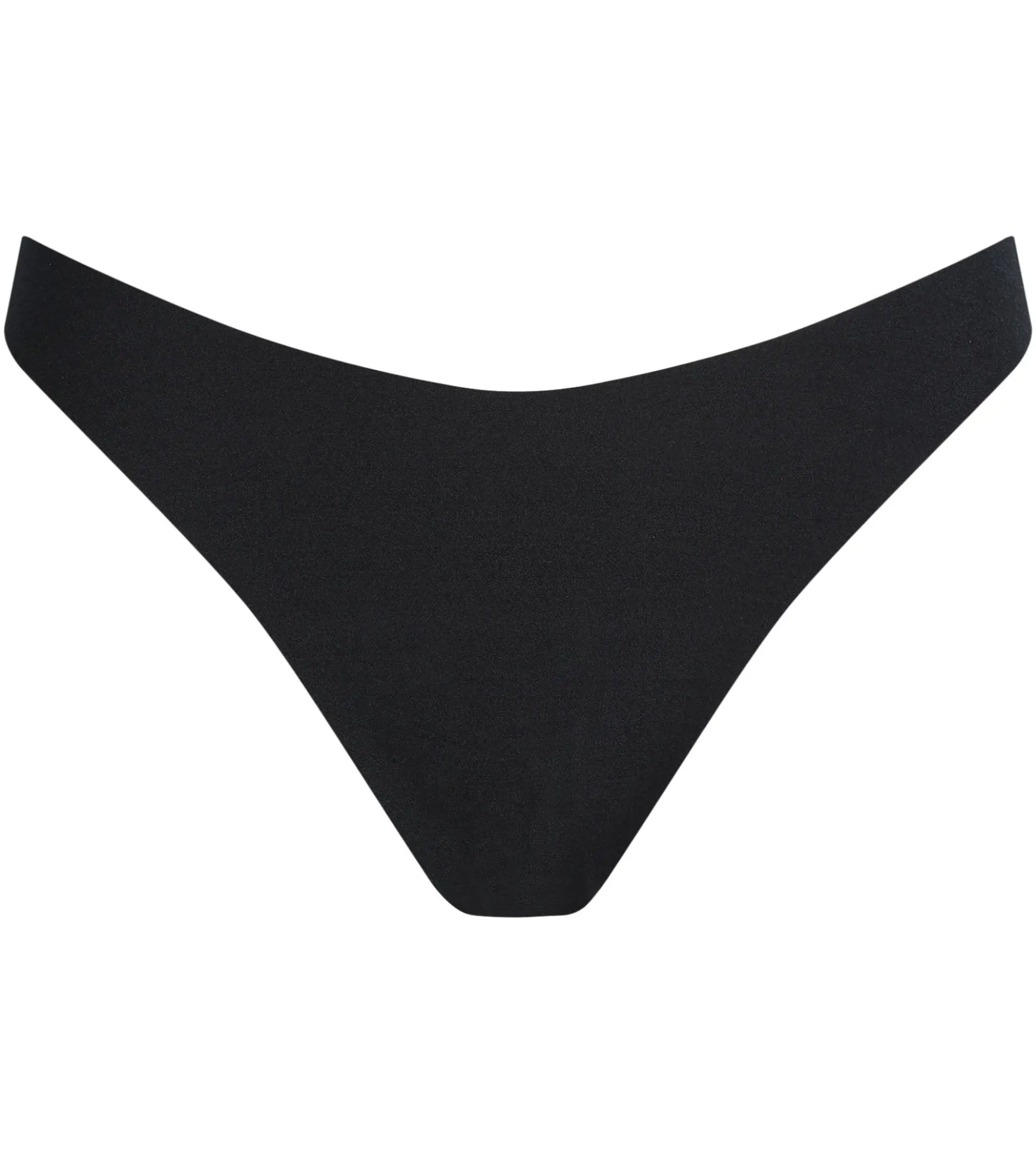 String noir en microfibre sans couture Dim No Show Invisible