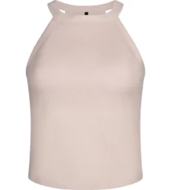 Top femme col américain brassière intégrée Rose Dim Summer