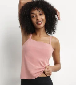 Top femme en coton stretch sans couture Rose Ombre Body Touch Easy