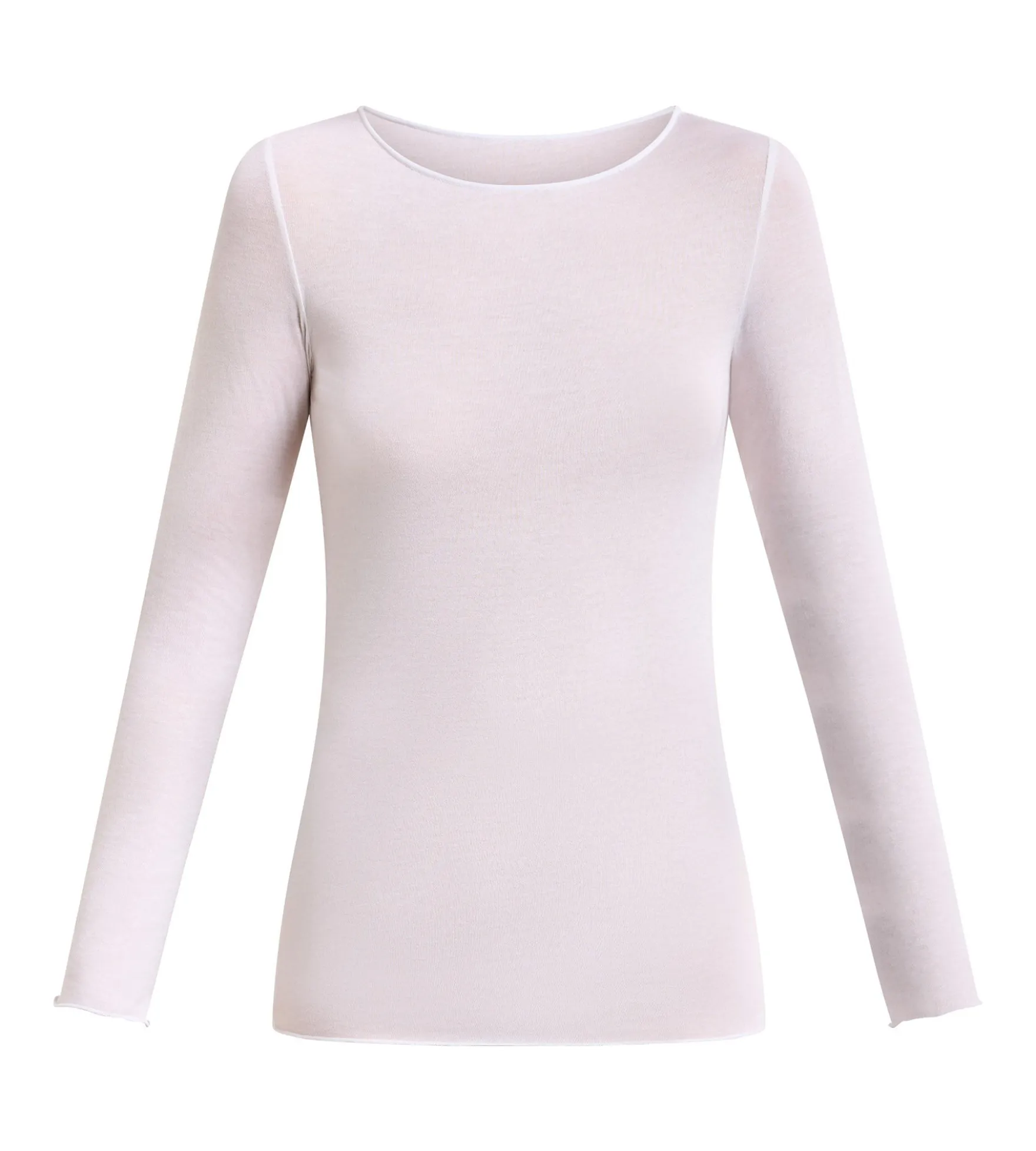 T-shirt col rond blanc Thermal Light