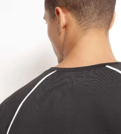 T-shirt de sport homme en matière aérée Noir Dim Move