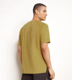 T-shirt de sport homme en matière aérée Olive Dim Move