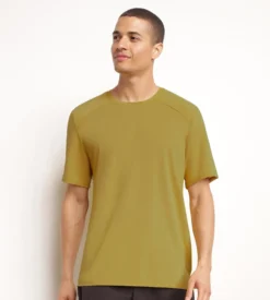 T-shirt de sport homme en matière aérée Olive Dim Move