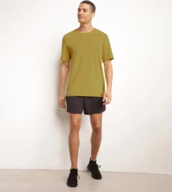 T-shirt de sport homme en matière aérée Olive Dim Move