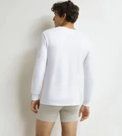 T-shirt homme en coton blanc Dim Thermal