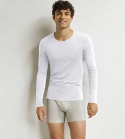 T-shirt homme à manches longues Blanc Dim Thermal