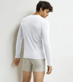T-shirt homme à manches longues Blanc Dim Thermal