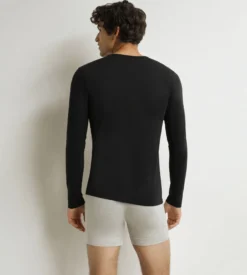 T-shirt homme à manches longues Noir Dim Thermal
